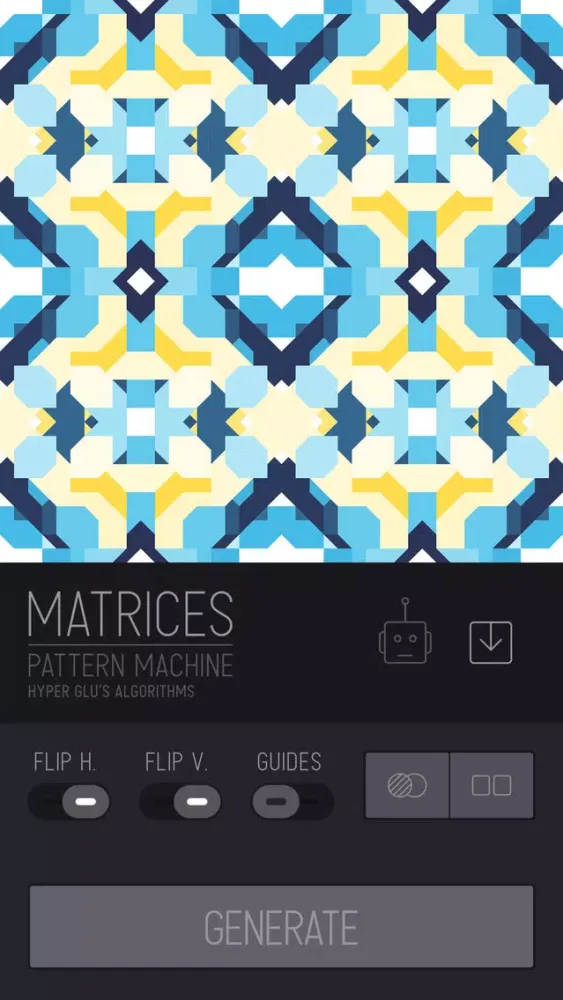 Tangkapan skrin Matrices - Pattern Machine