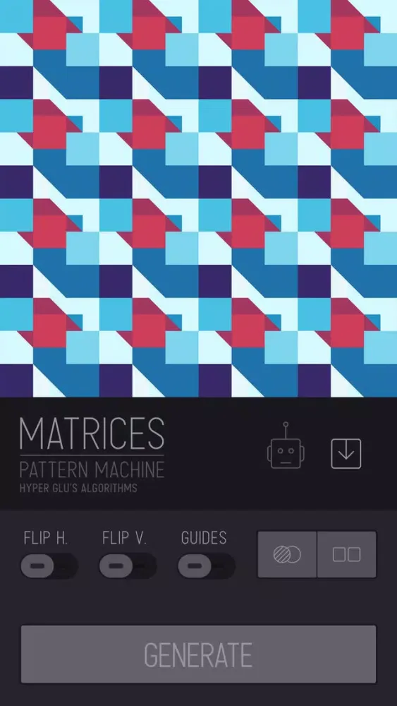 Tangkapan skrin Matrices - Pattern Machine