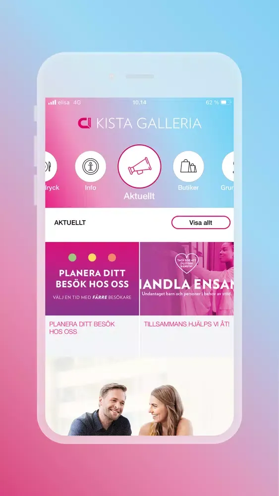 Tangkapan skrin Kista Galleria
