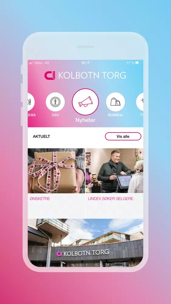 Capturas de tela do Kolbotn Torg