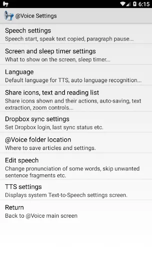 Tangkapan layar @Voice Aloud Reader (TTS)