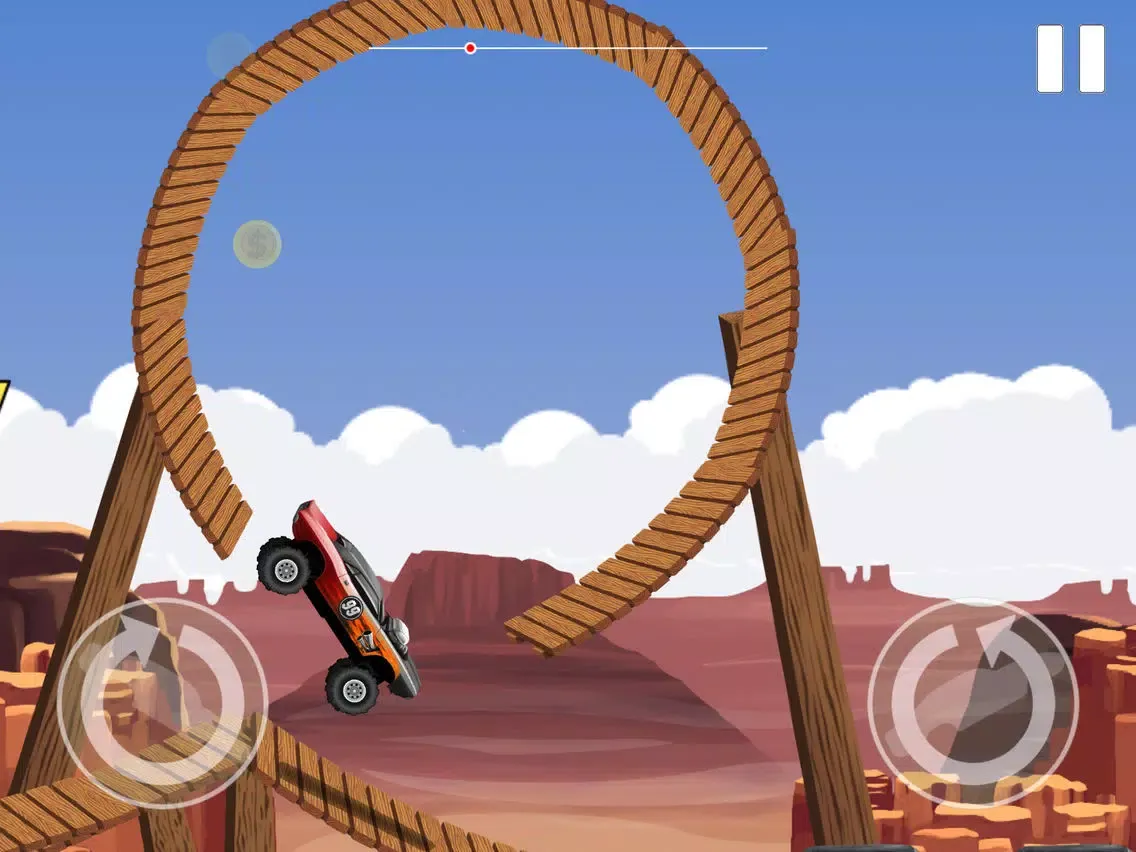 ภาพหน้าจอของ Monster Car Stunts iPad