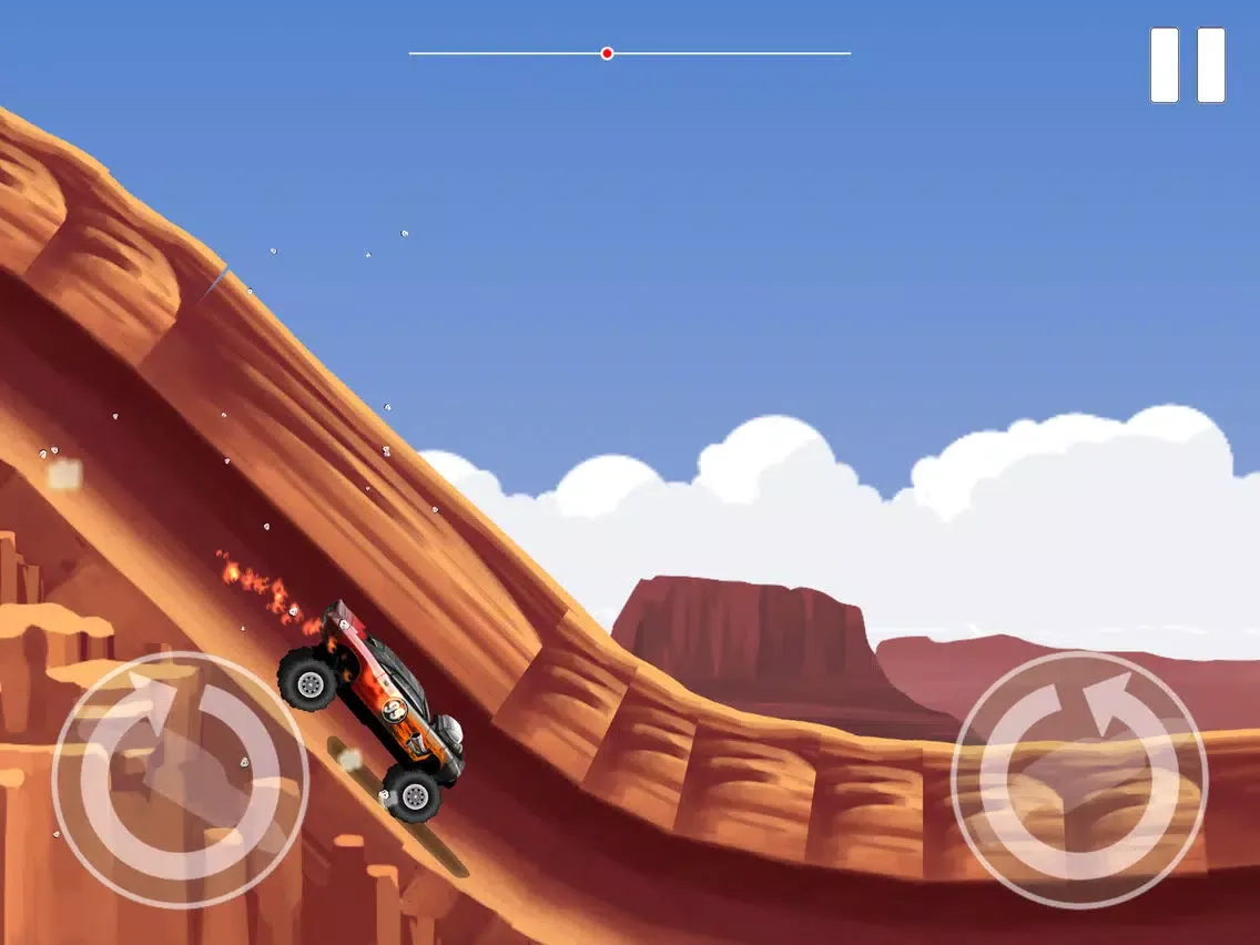 ภาพหน้าจอของ Monster Car Stunts iPad