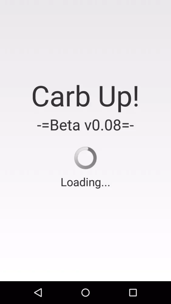 Carb Up! BETA Screenshots