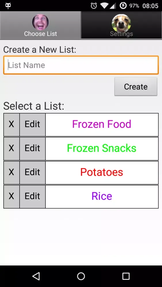 Carb Up! BETA Screenshots