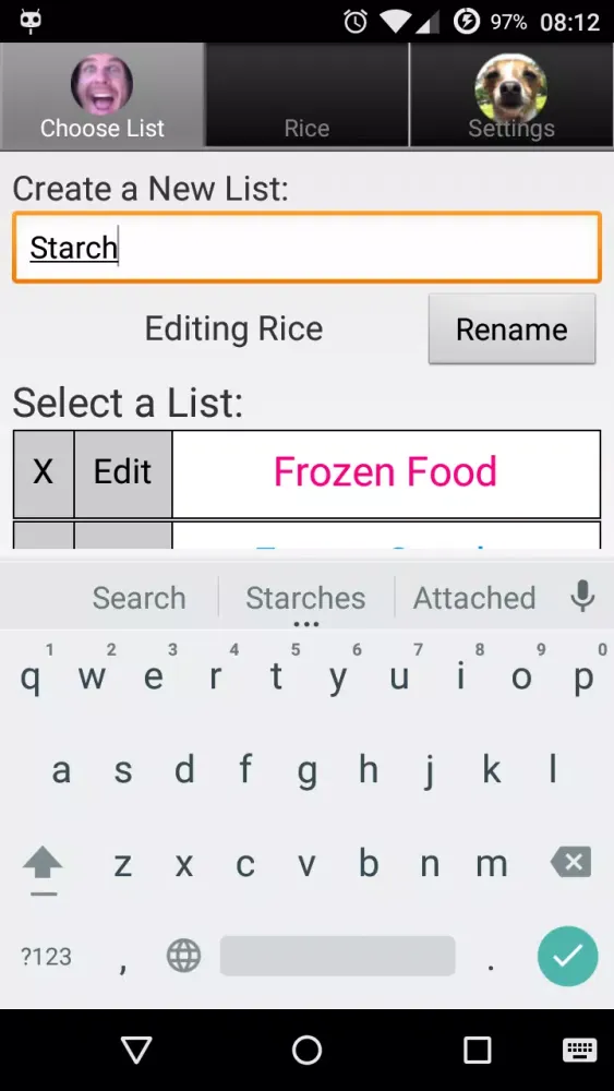 Carb Up! BETA Screenshots