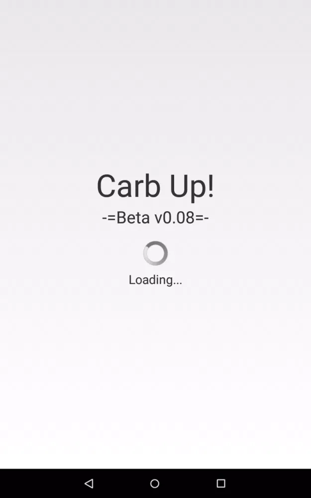 Carb Up! BETA Screenshots
