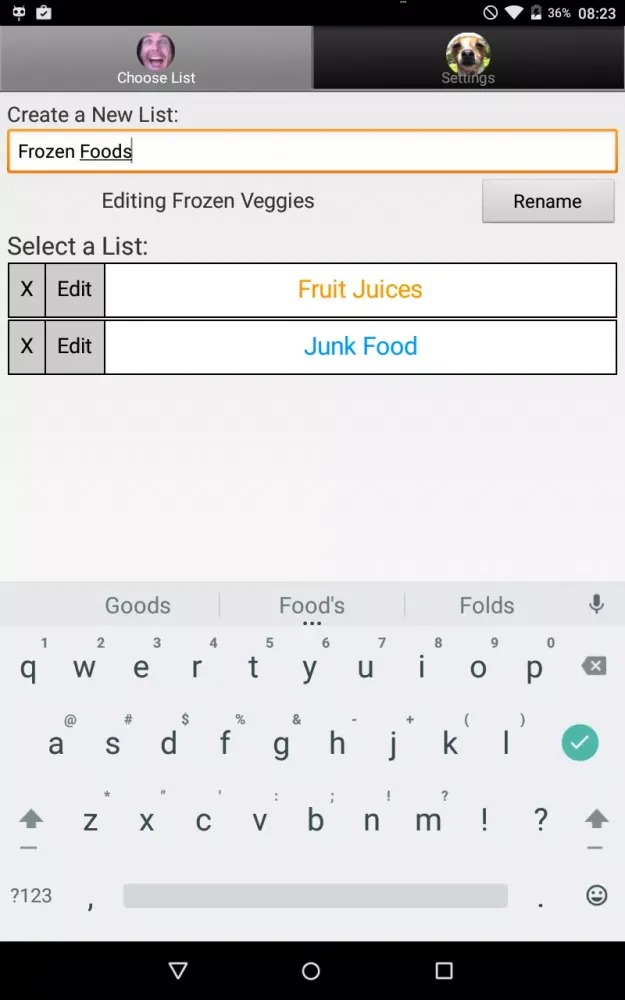 Carb Up! BETA Screenshots
