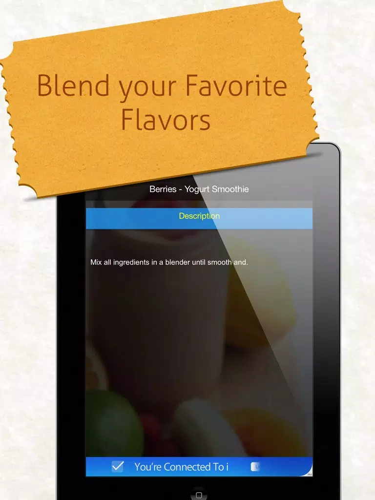 Ảnh chụp màn hình của Smoothies Recipe iPad 