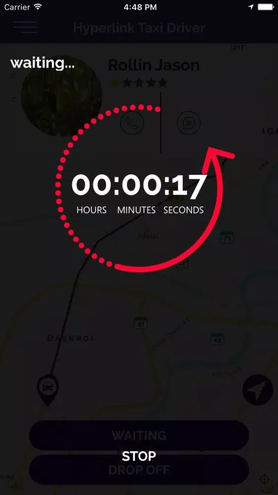 Скриншоты Hyperlink - Taxi Driver App