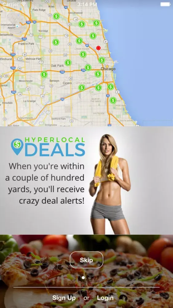 ภาพหน้าจอของ HyperLocal Deals!