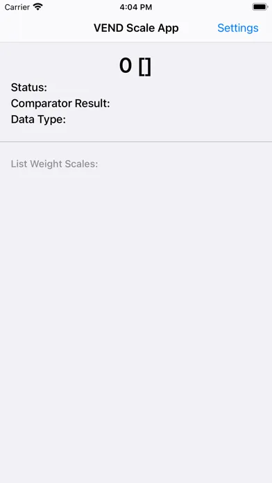Weight Scale for VEND POS Ekran Görüntüleri
