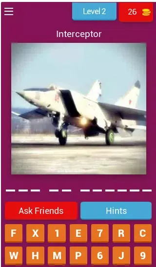 Screenshot di Military Aircraft Quiz