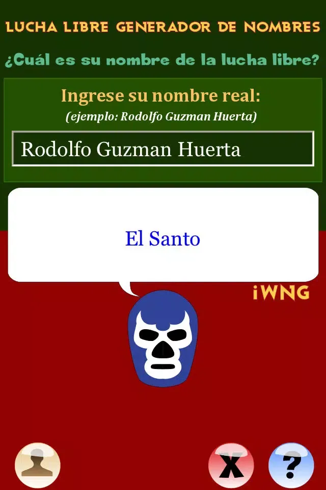 Lucha Libre - Libre - Generador de Nombres Screenshots