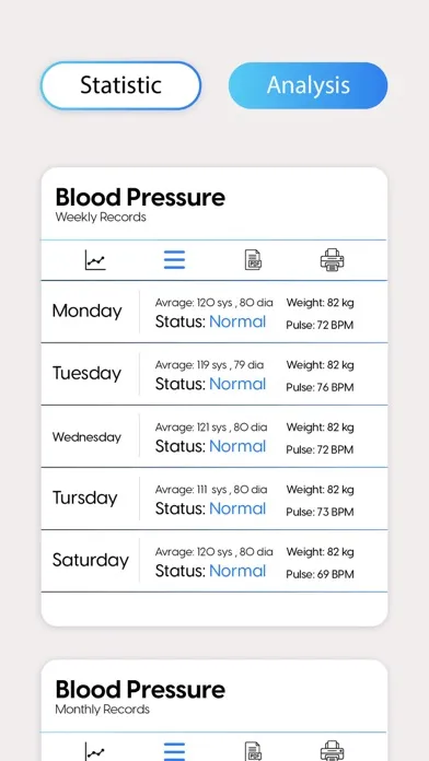 Blood Pressure Tracker BP App应用截图