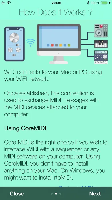 WiDI - MIDI Studio应用截图