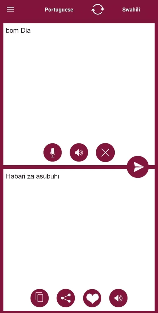 Portuguese - Swahili Translato應用截圖