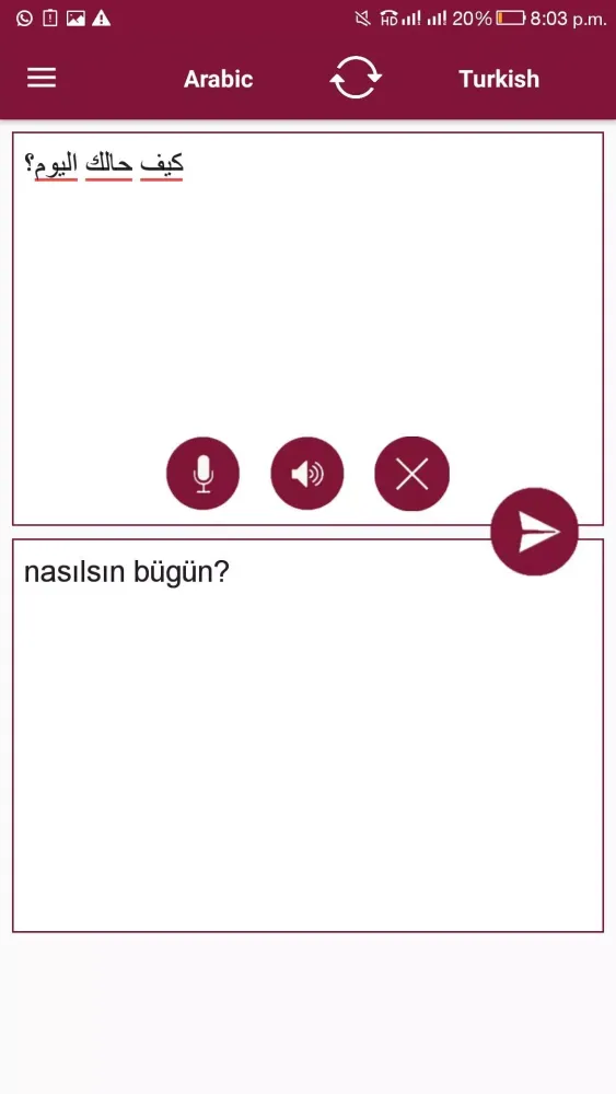 Turkish - Arabic Translator应用截图