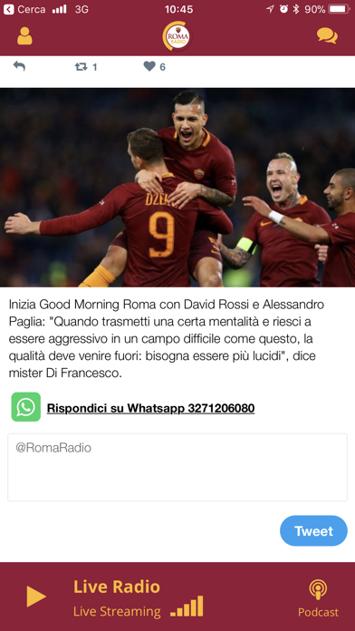 Roma Radio स्क्रीनशॉट