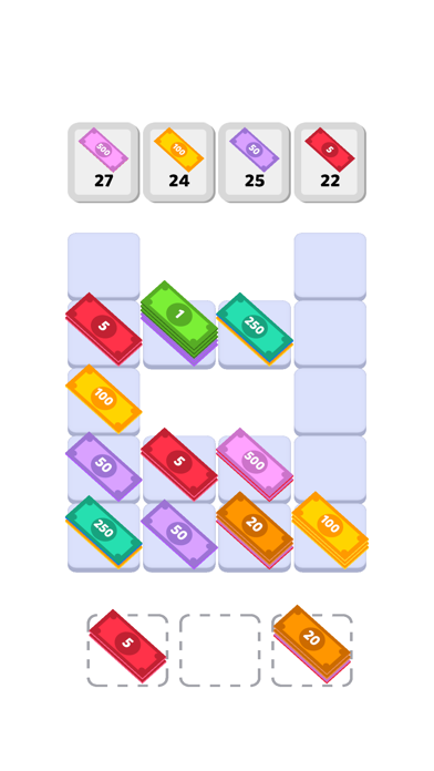 ภาพหน้าจอของ Money Flip Sort