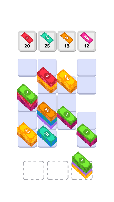 ภาพหน้าจอของ Money Flip Sort