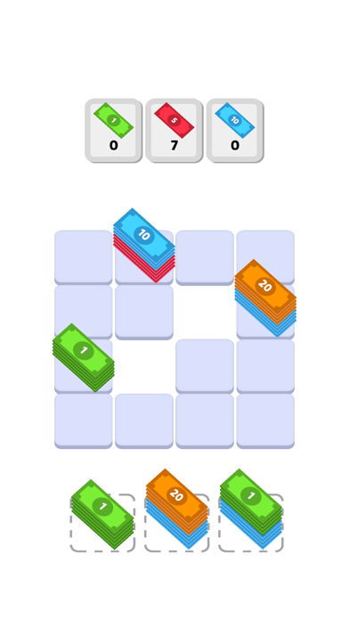 ภาพหน้าจอของ Money Flip Sort