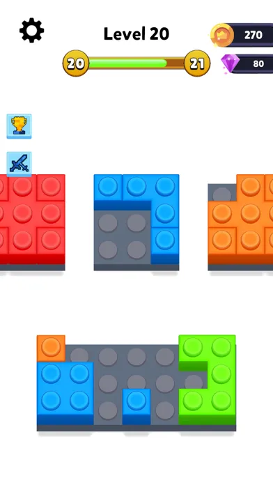 Captures d'écran de Drop The Blocks 3D