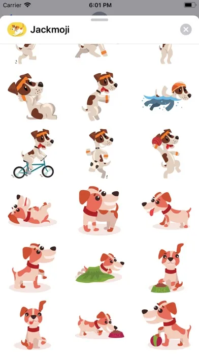 Tangkapan layar JackMoji - Pet Emoji & Sticker