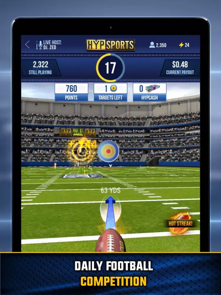 Скриншоты HypSports - Live Game Shows iPad 