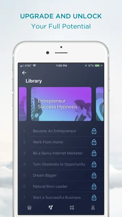 HypnoCloud | Hypnotherapy App Screenshots