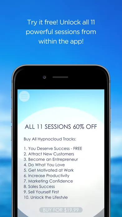 Ảnh chụp màn hình của Success in Business Hypnosis