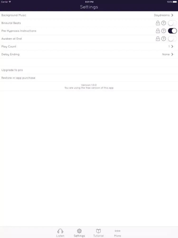 Captures d'écran de Sleep Well & Relaxation - LITE iPad 