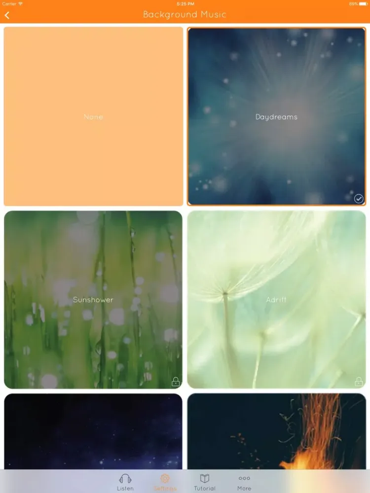 Capturas de tela do HypnoMedia Quit Smoking iPad 