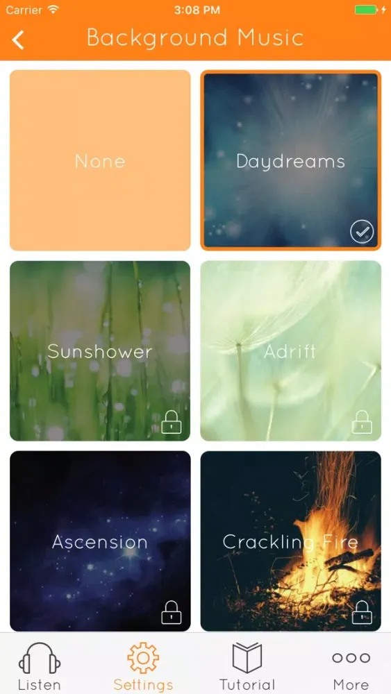 Capturas de tela do HypnoMedia Quit Smoking
