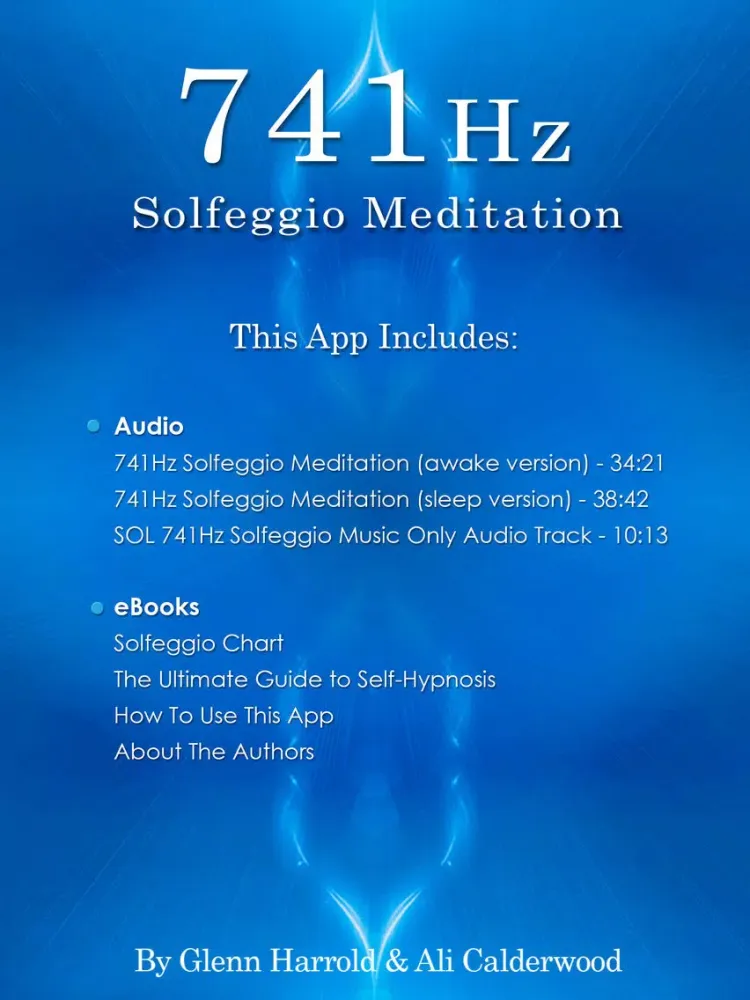 Capturas de tela do 741hz Solfeggio Sonic Meditation by Glenn Harrold & Ali Calderwood iPad 