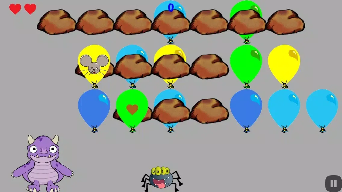 Captures d'écran de Balloon-Popping Monster