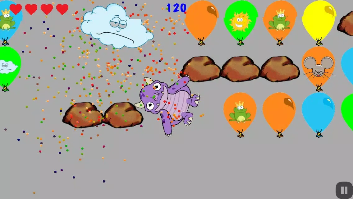 Captures d'écran de Balloon-Popping Monster