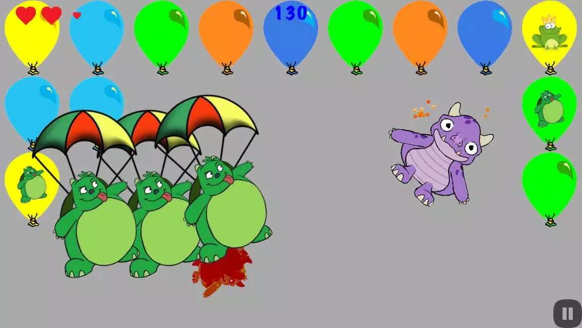 Captures d'écran de Balloon-Popping Monster