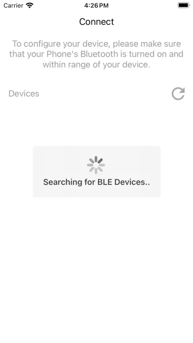 Screenshot di Device Setup