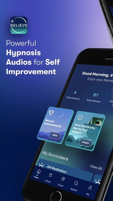 Ảnh chụp màn hình của Believe: Hypnosis to Manifest