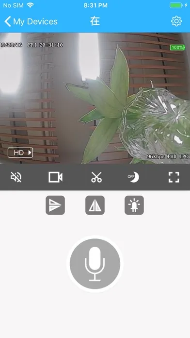 Tangkapan layar HDlivecam