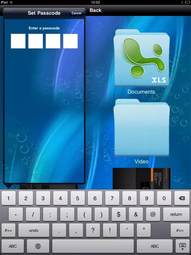 BlueMePro iPad 应用截图