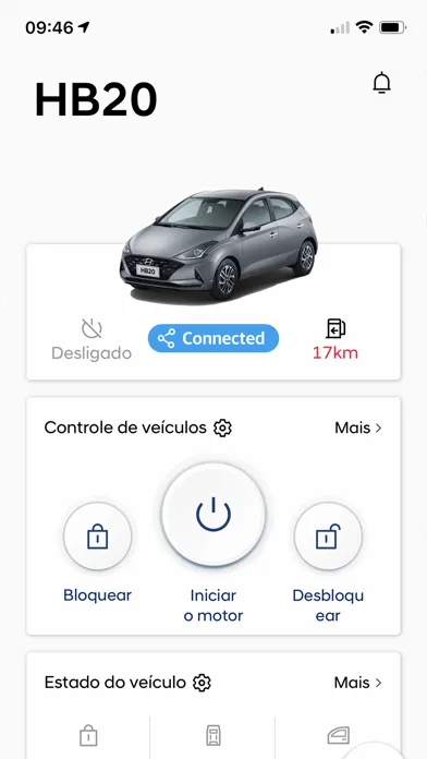 Capturas de pantalla de Hyundai Bluelink