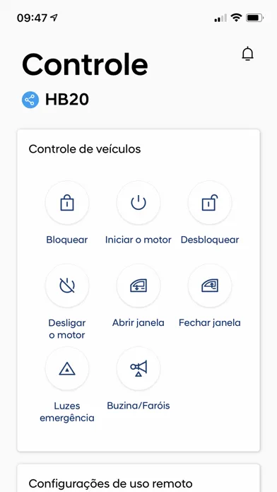 Capturas de pantalla de Hyundai Bluelink