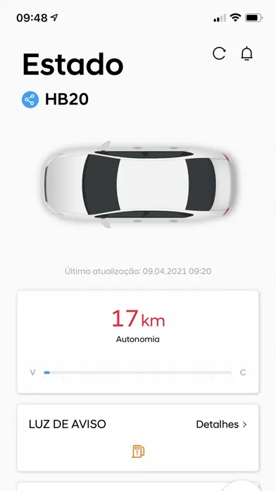 Capturas de pantalla de Hyundai Bluelink