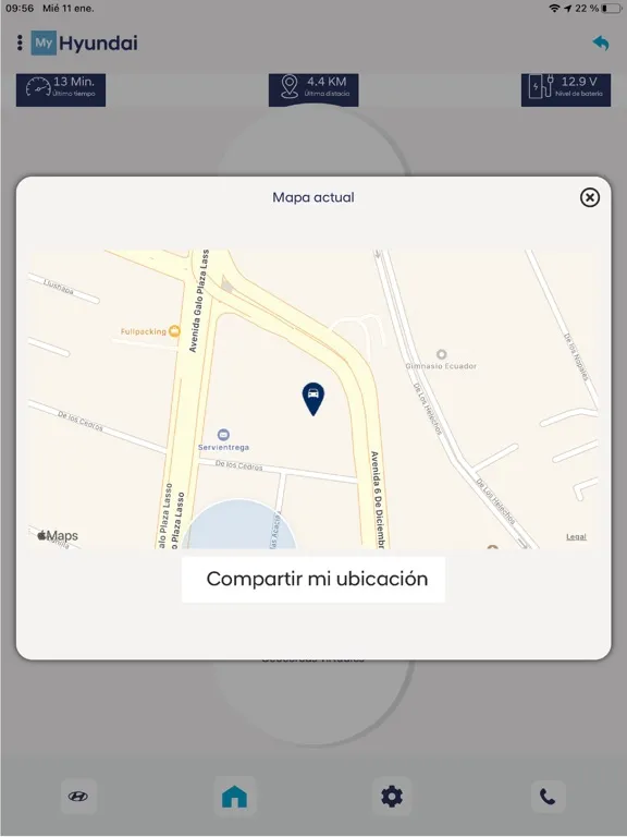 MyHyundai Ecuador iPad  Screenshots