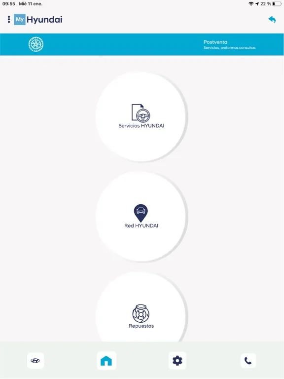 MyHyundai Ecuador iPad  Screenshots