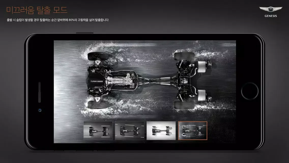 Captures d'écran de Genesis G70 AR Brochure