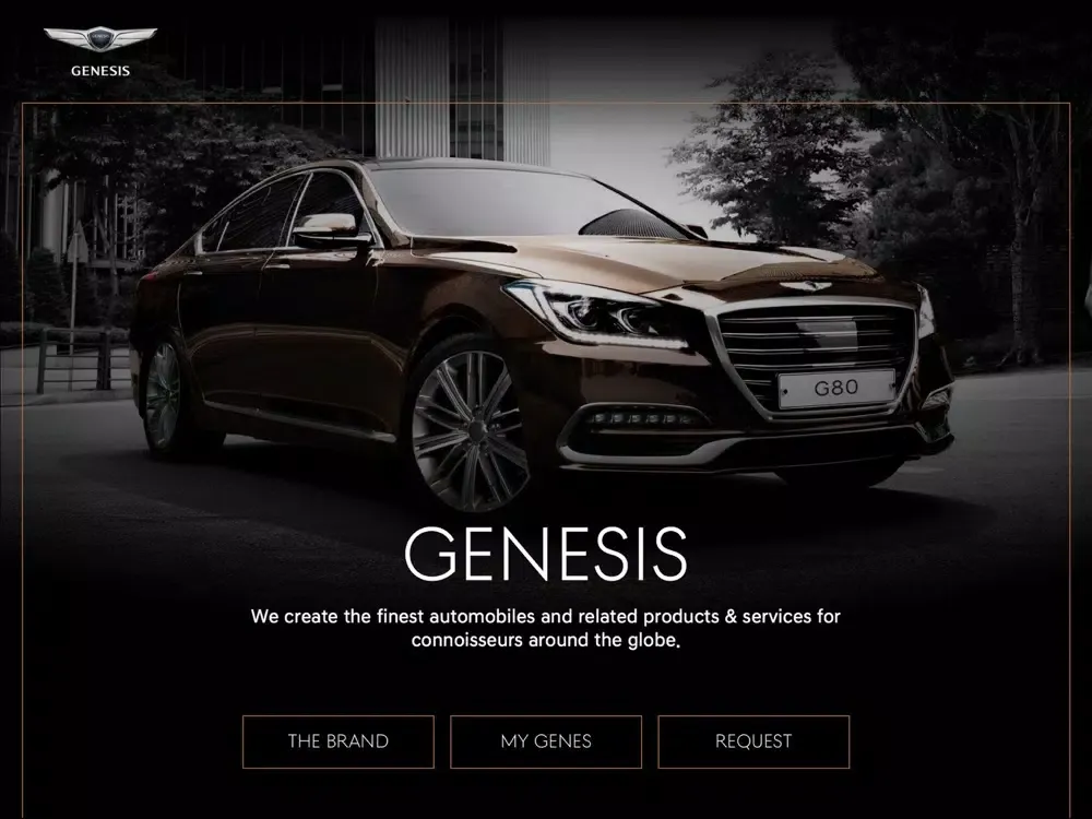 ภาพหน้าจอของ My Genesis App iPad 
