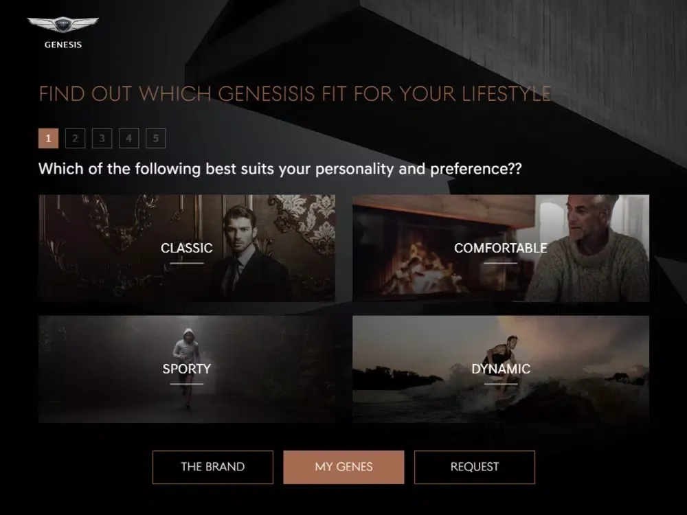ภาพหน้าจอของ My Genesis App iPad 